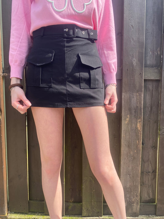 Cargo skort | black