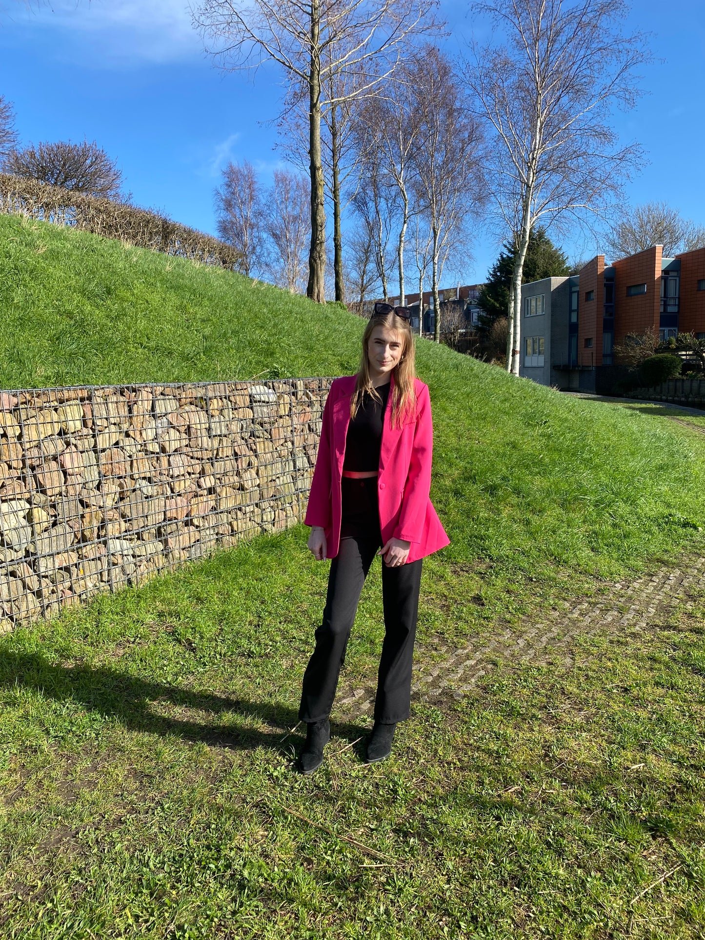 Lotty Blazer | fuchsia roze