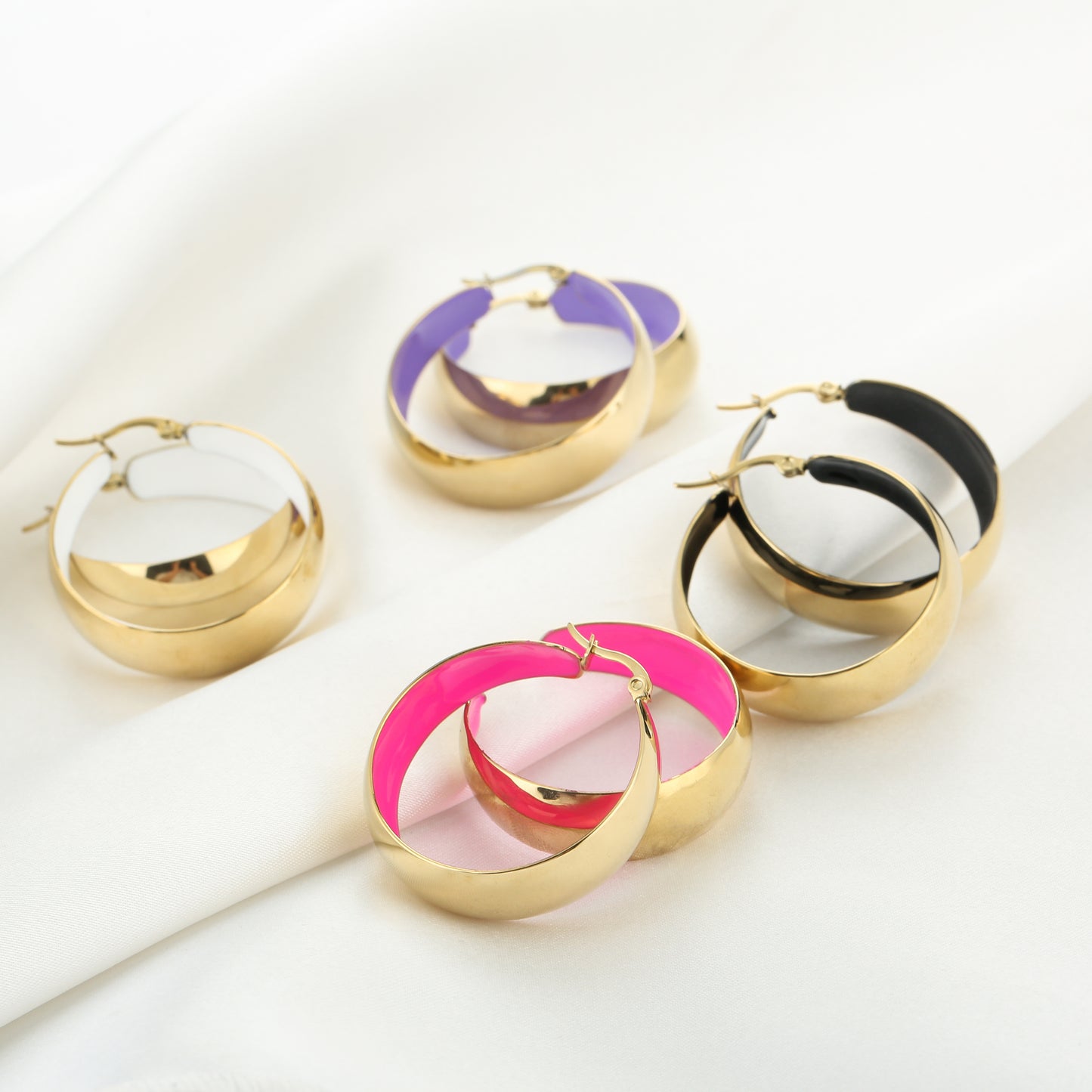 Colourfull hoops | fushia