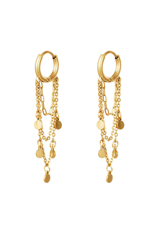 Oorbellen Slingers | gold