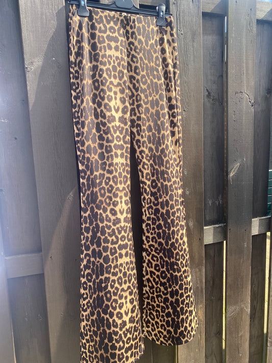 Panter flaired broek